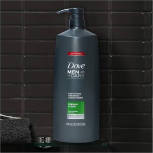 DOVE MEN+CARE FORTIFYING SHAMPOO+CONDITIONER (FRESH & CLEAN) 1.18L