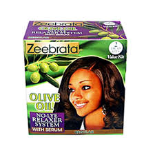 ZEEBRATA OLIVE OIL NO-LYE RELAXER KIT(REGULAR)